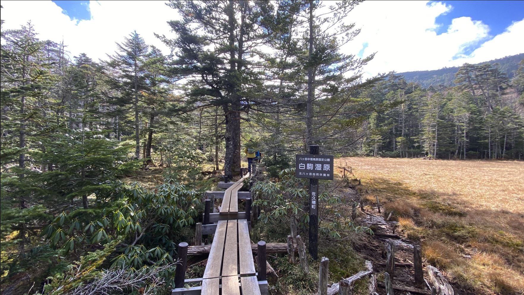 秋の登山