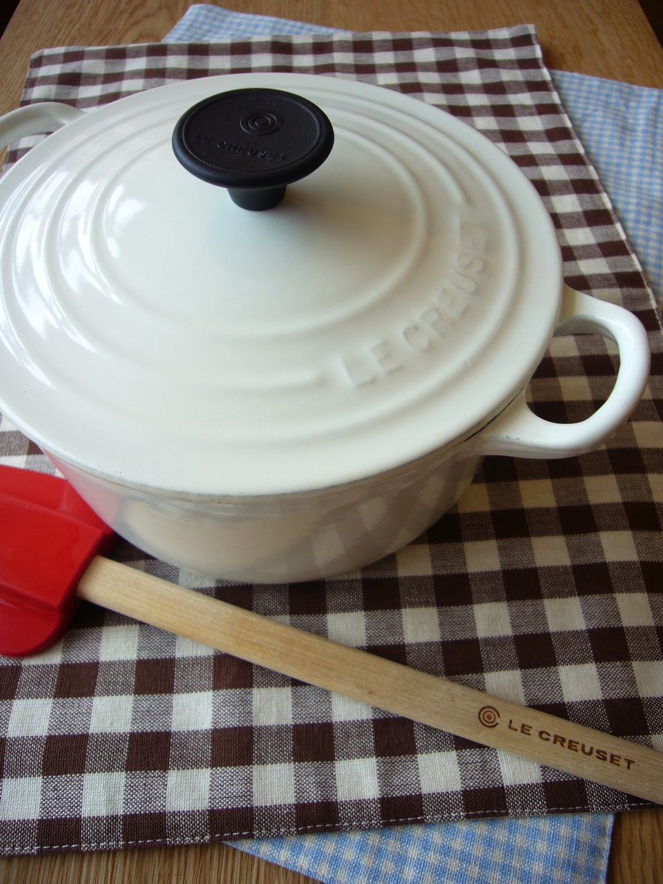 Le Creuset（ル・クルーゼ）のお鍋でご飯を炊く。