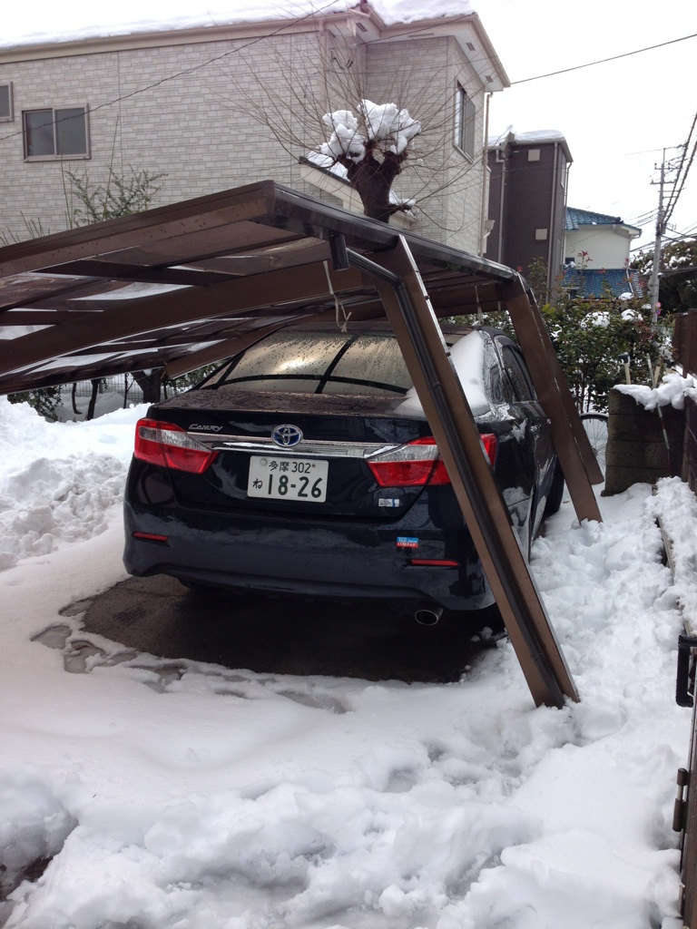 あなたのカーポートの積雪量は！？